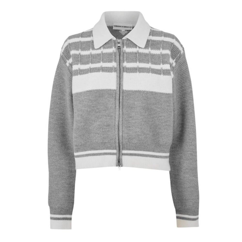 Couture Womens/Ladies Emblem Knitted Sweater / Gray